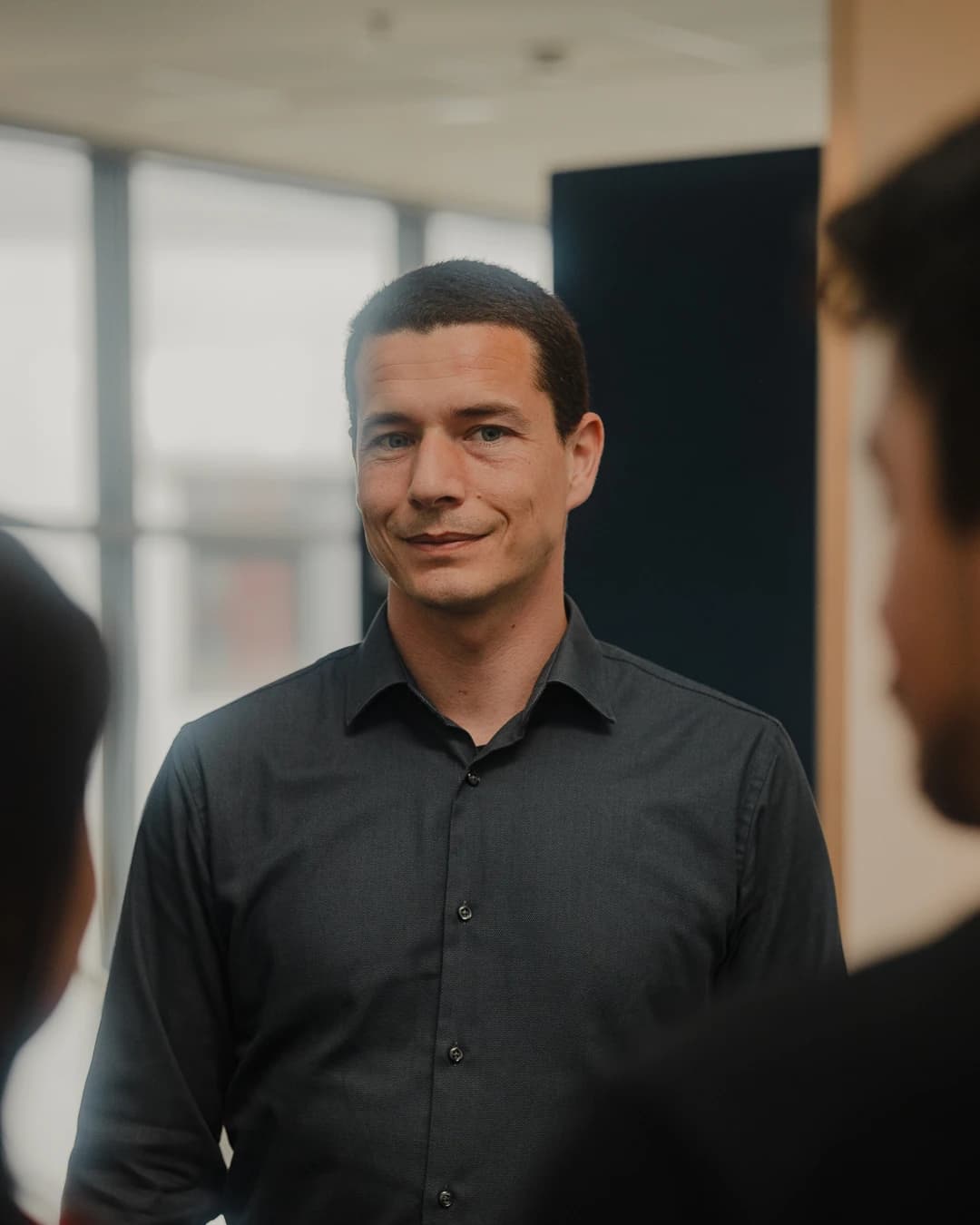 Campfire team member in conversation